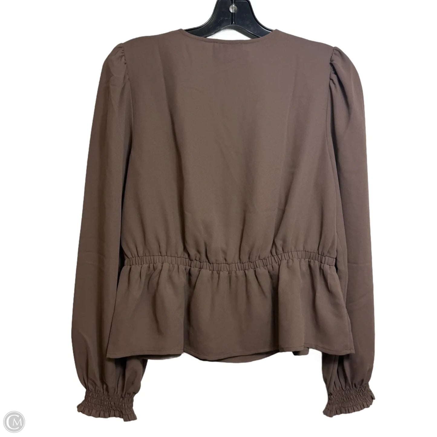 Top Long Sleeve By Loft In Brown, Size: S