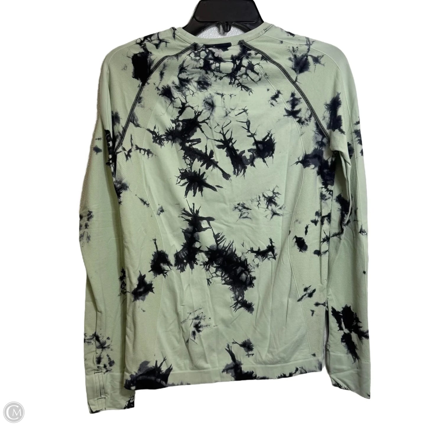 Athletic Top Long Sleeve Crewneck By Sweaty Betty In Tie Dye Print, Size: L