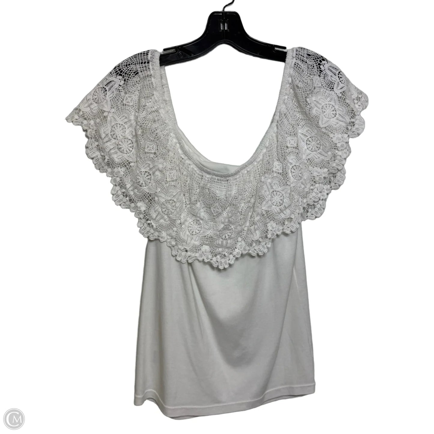 Top Sleeveless By Lauren By Ralph Lauren In White, Size: S