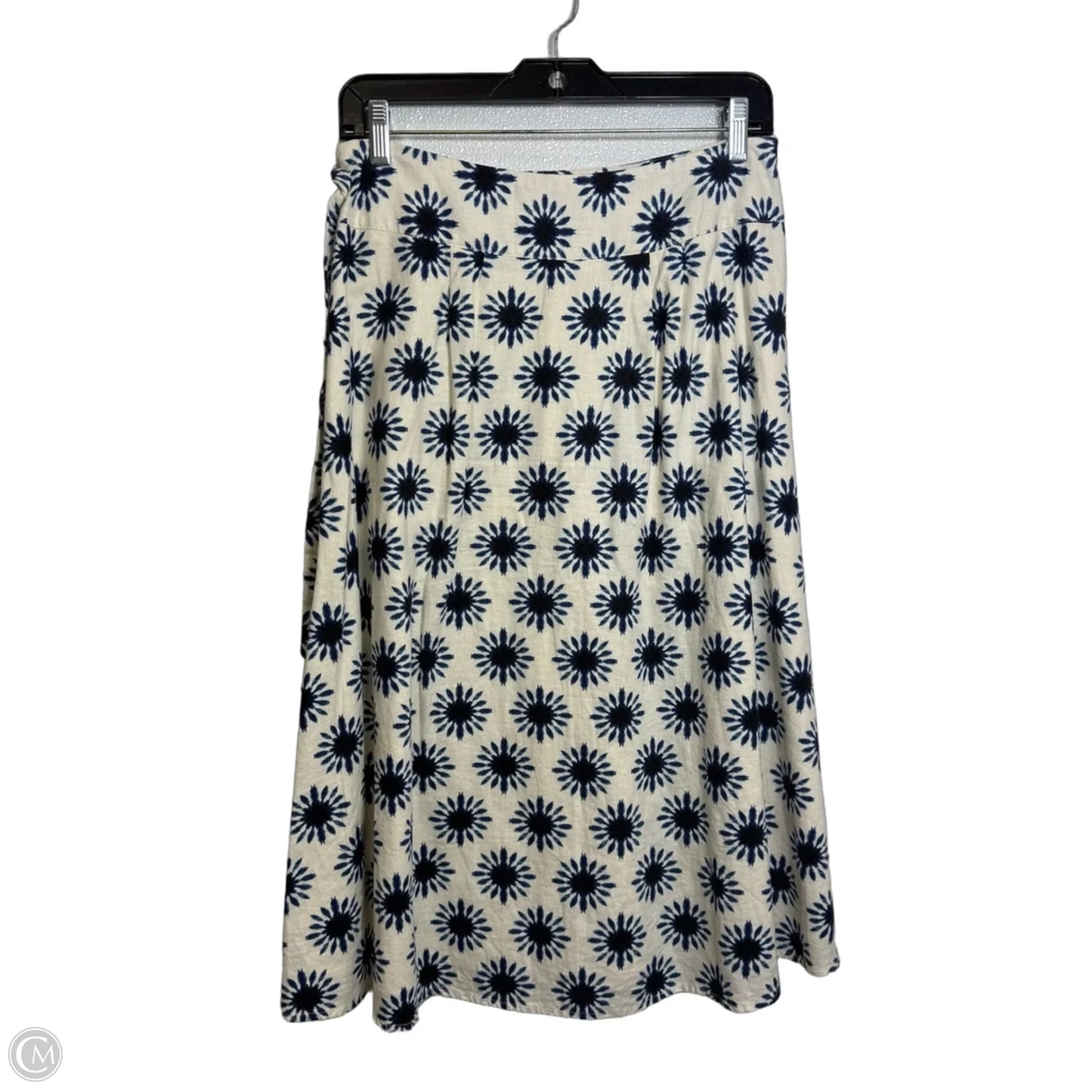 Skirt Midi By Loft In Navy, Size: 4p