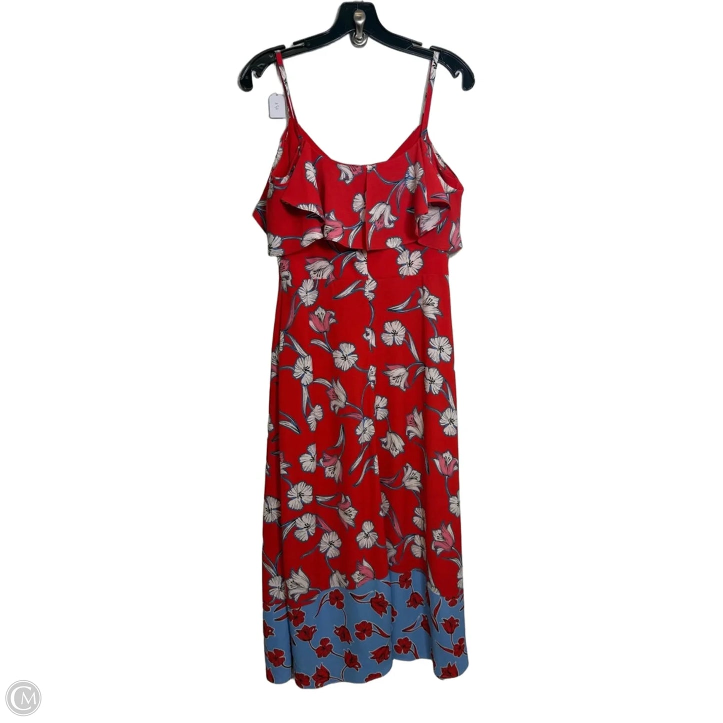 Dress Casual Midi By London Times In Red, Size: 6