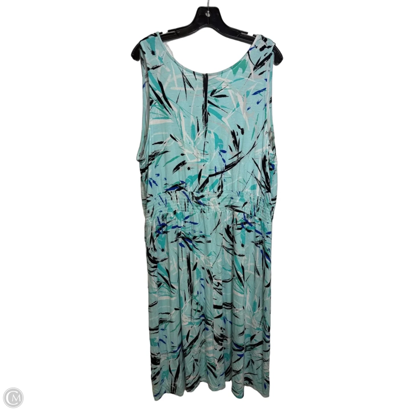 Dress Casual Midi By Lane Bryant In Aqua, Size: 18