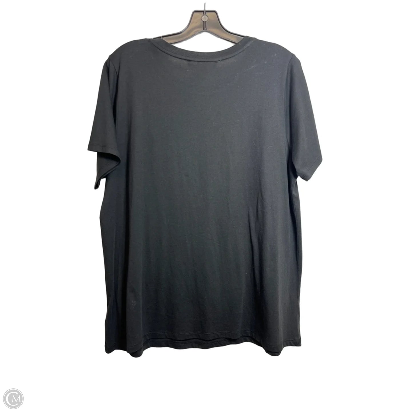 Top Short Sleeve Basic By Michael By Michael Kors In Black, Size: 1x