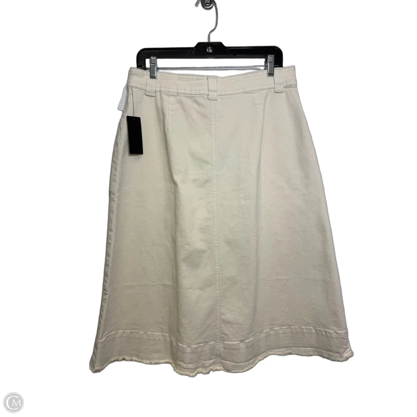 Skirt Midi By ME BY JENNIE GARTH In Ivory, Size: 12p
