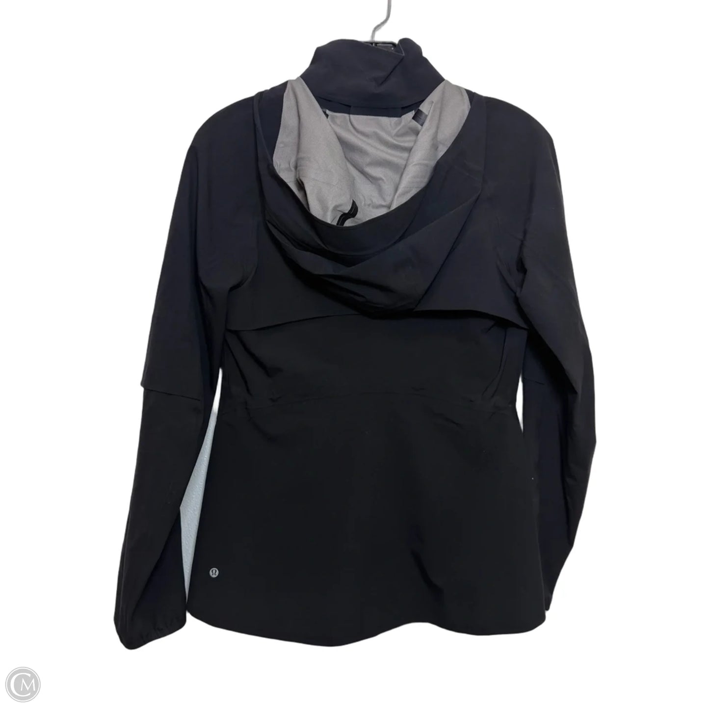 Athletic Jacket By Lululemon In Black, Size: 4