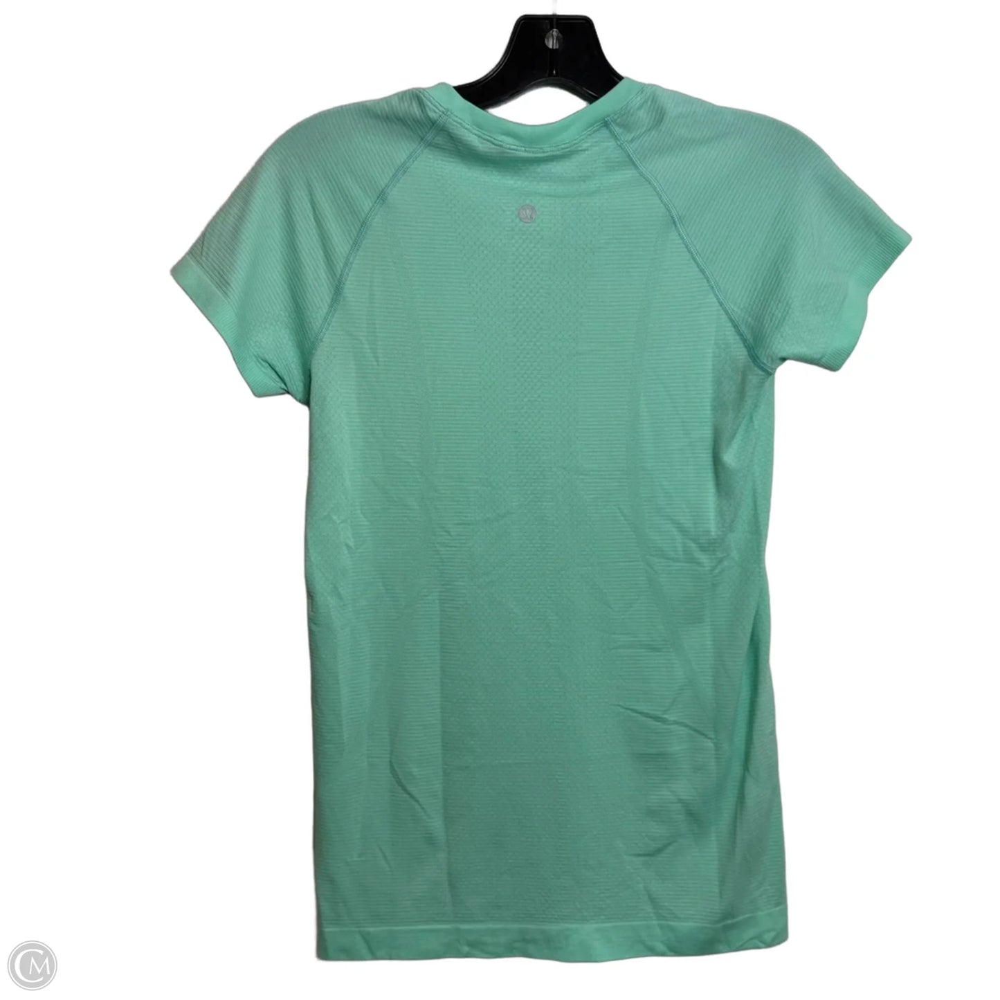 Athletic Top Short Sleeve By Lululemon In Green, Size: S