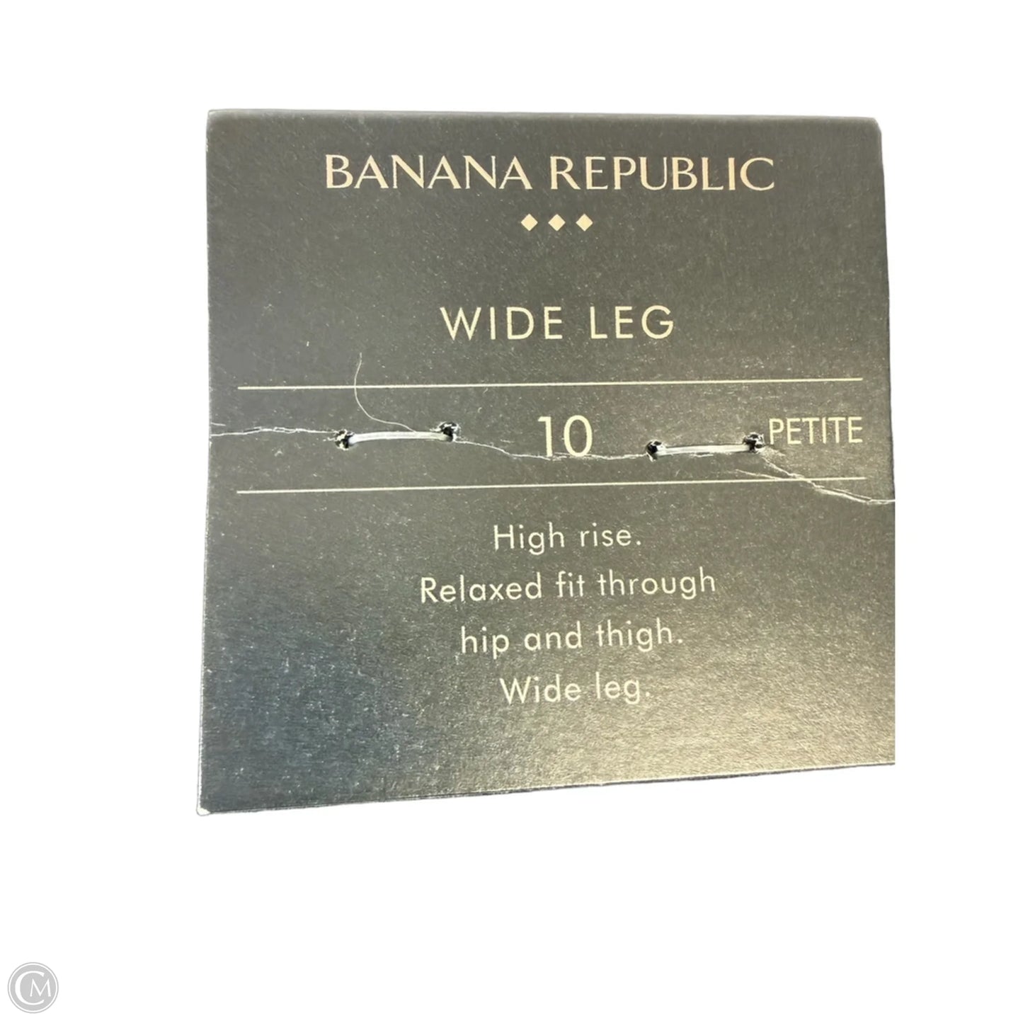 Pants wide leg By Banana Republic In Black, Size: 10p