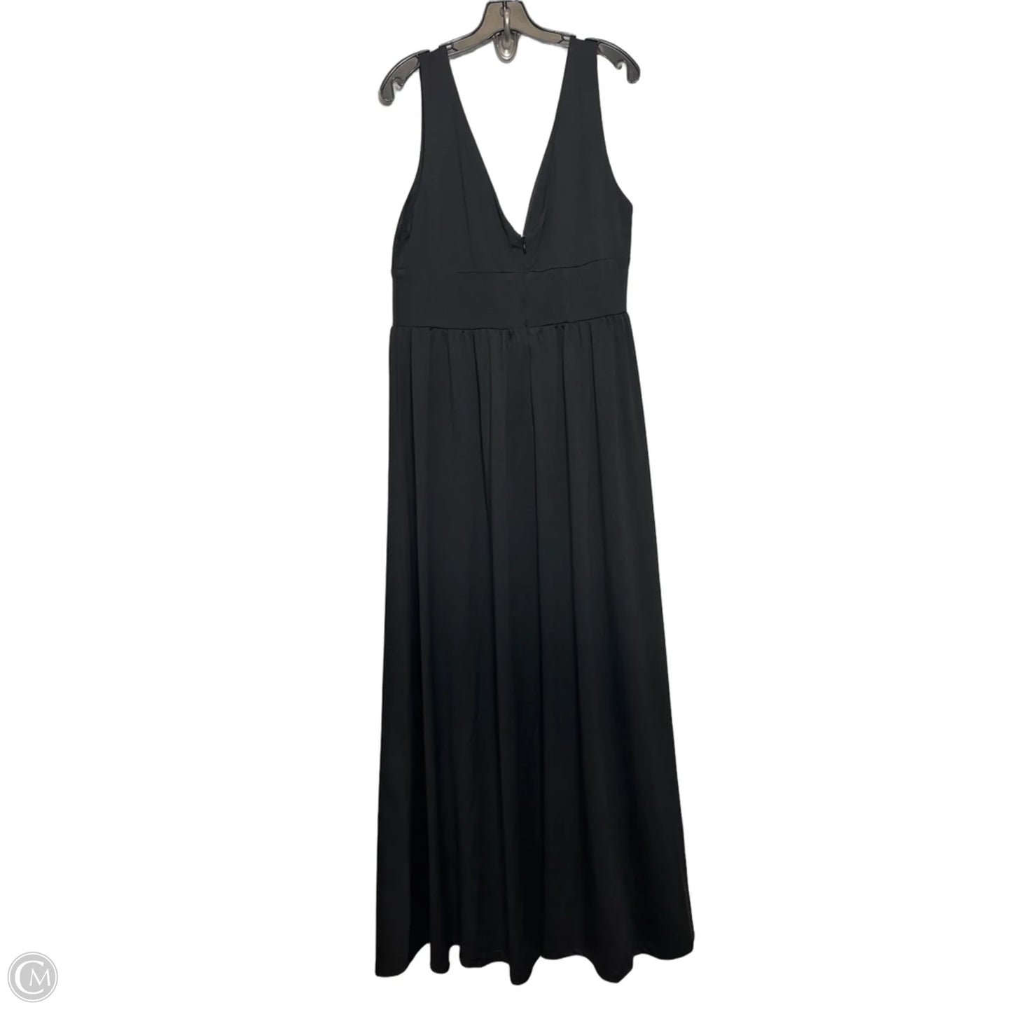 Dress Party Long By Clothes Mentor In Black, Size: 16