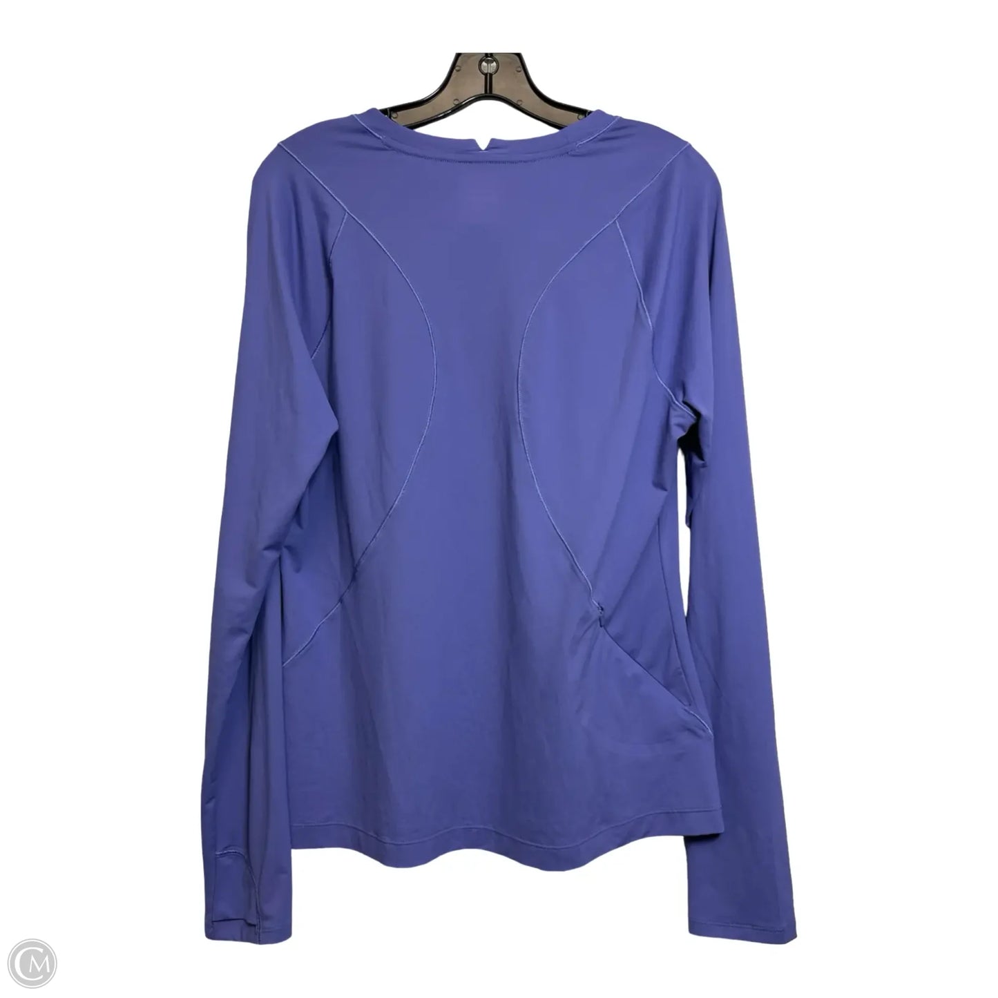 Athletic Top Long Sleeve Crewneck By Athleta In Purple, Size: L