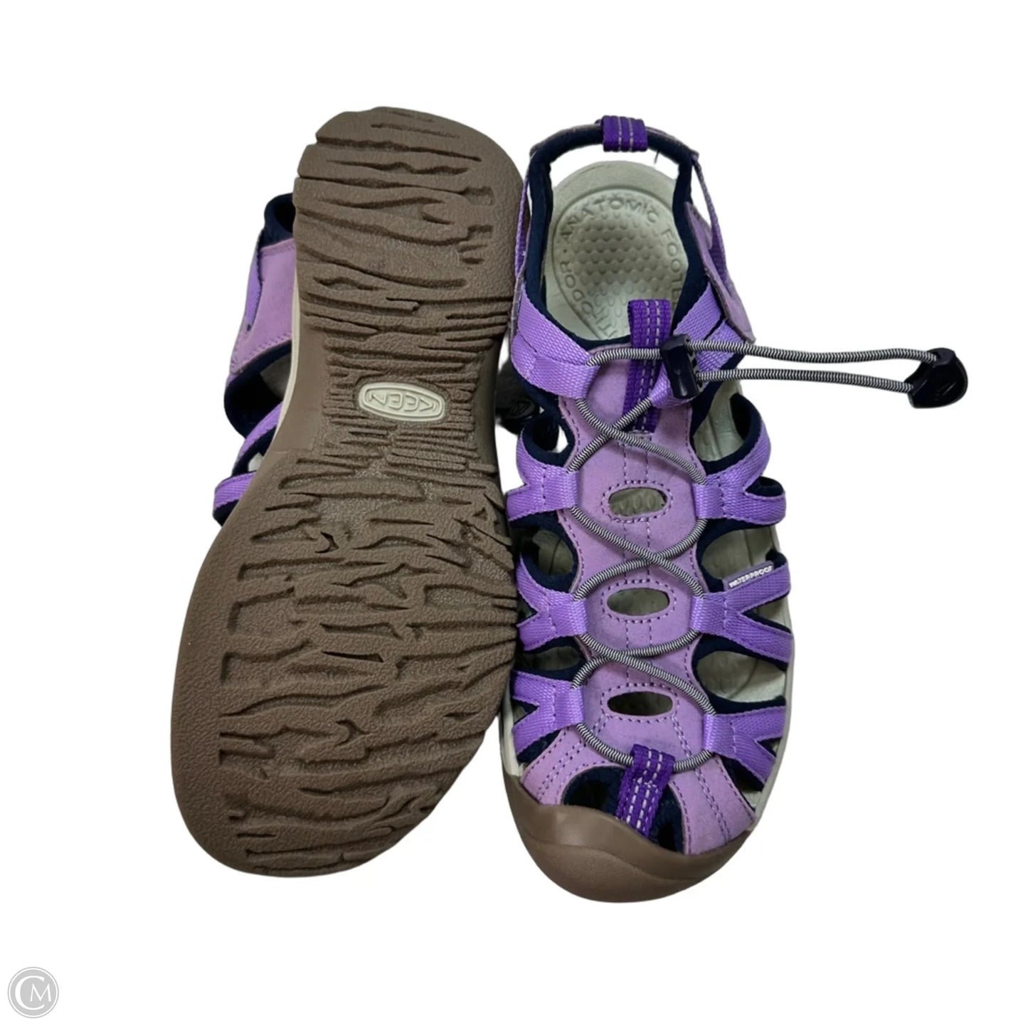 Sandals Flats By Keen In Purple, Size: 9