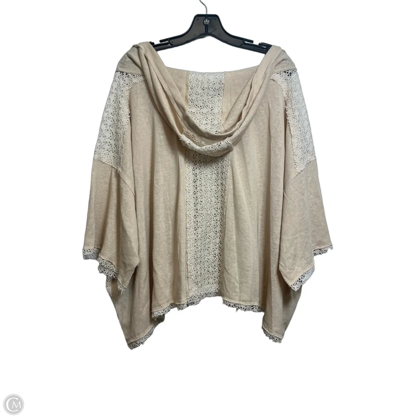 Top Short Sleeve By Pol In Ivory, Size: S