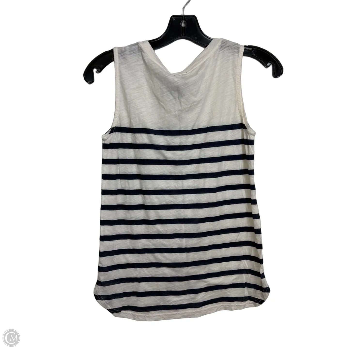Top Sleeveless By J. Crew In Striped Pattern, Size: Xxs