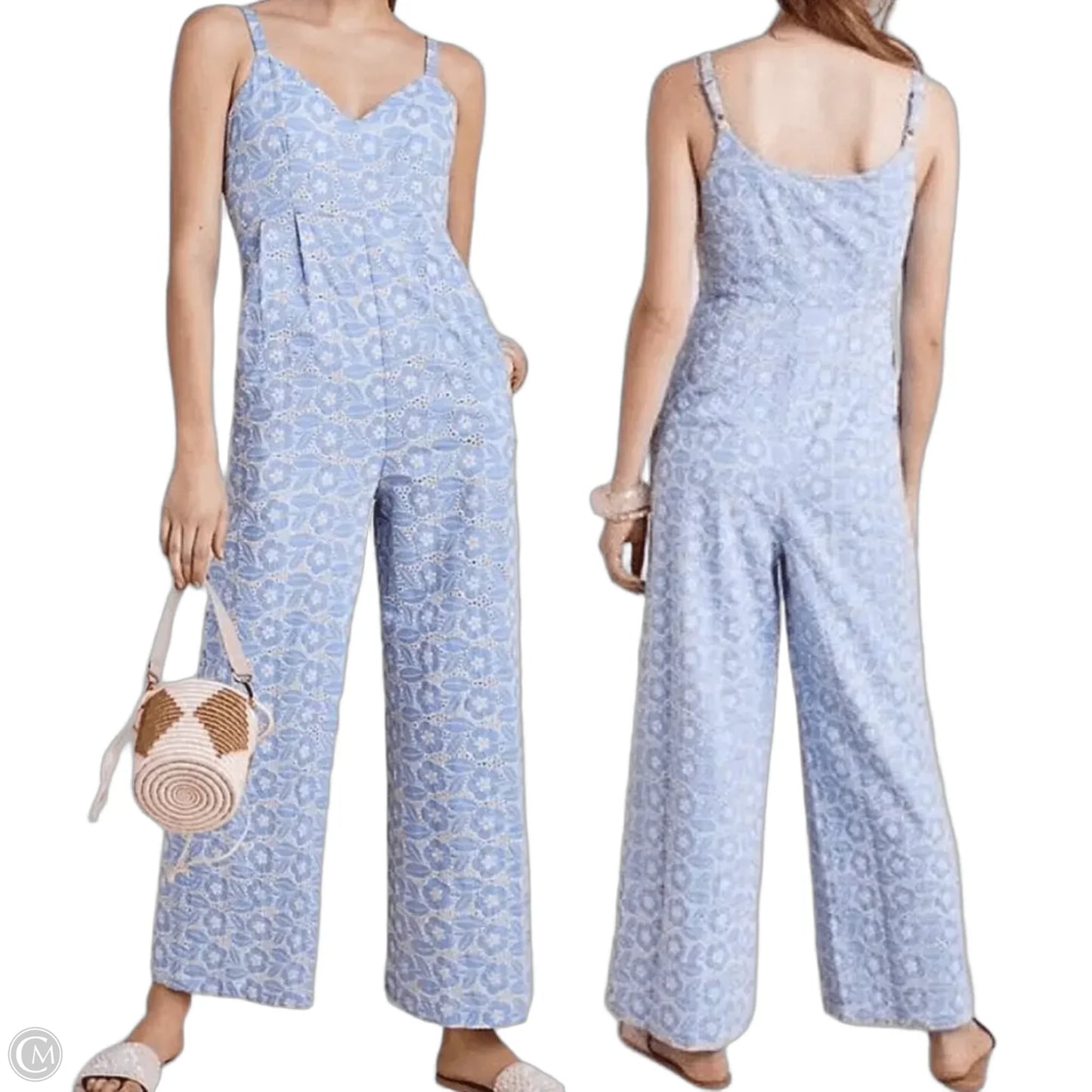 Jumpsuit By Anthropologie Laia Karina In Blue, Size: S