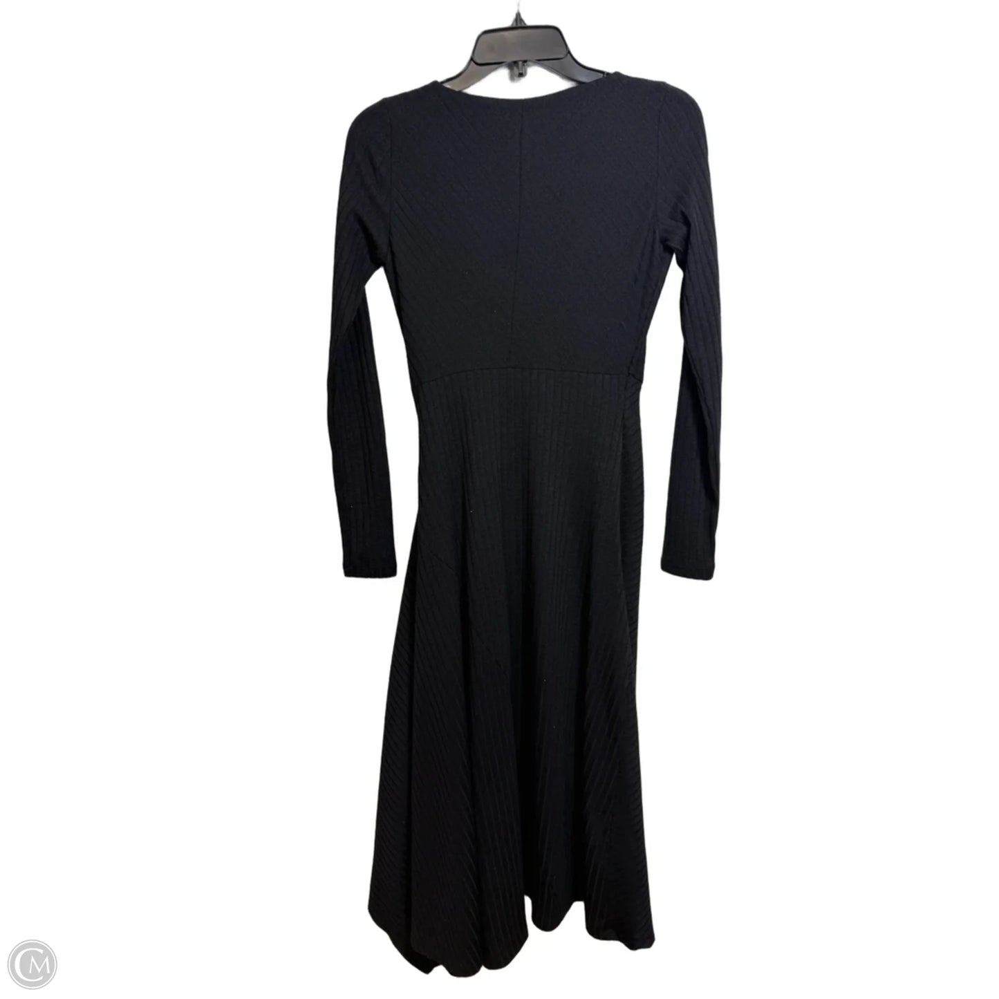 Dress Casual Midi By Dkny In Black, Size: Xs