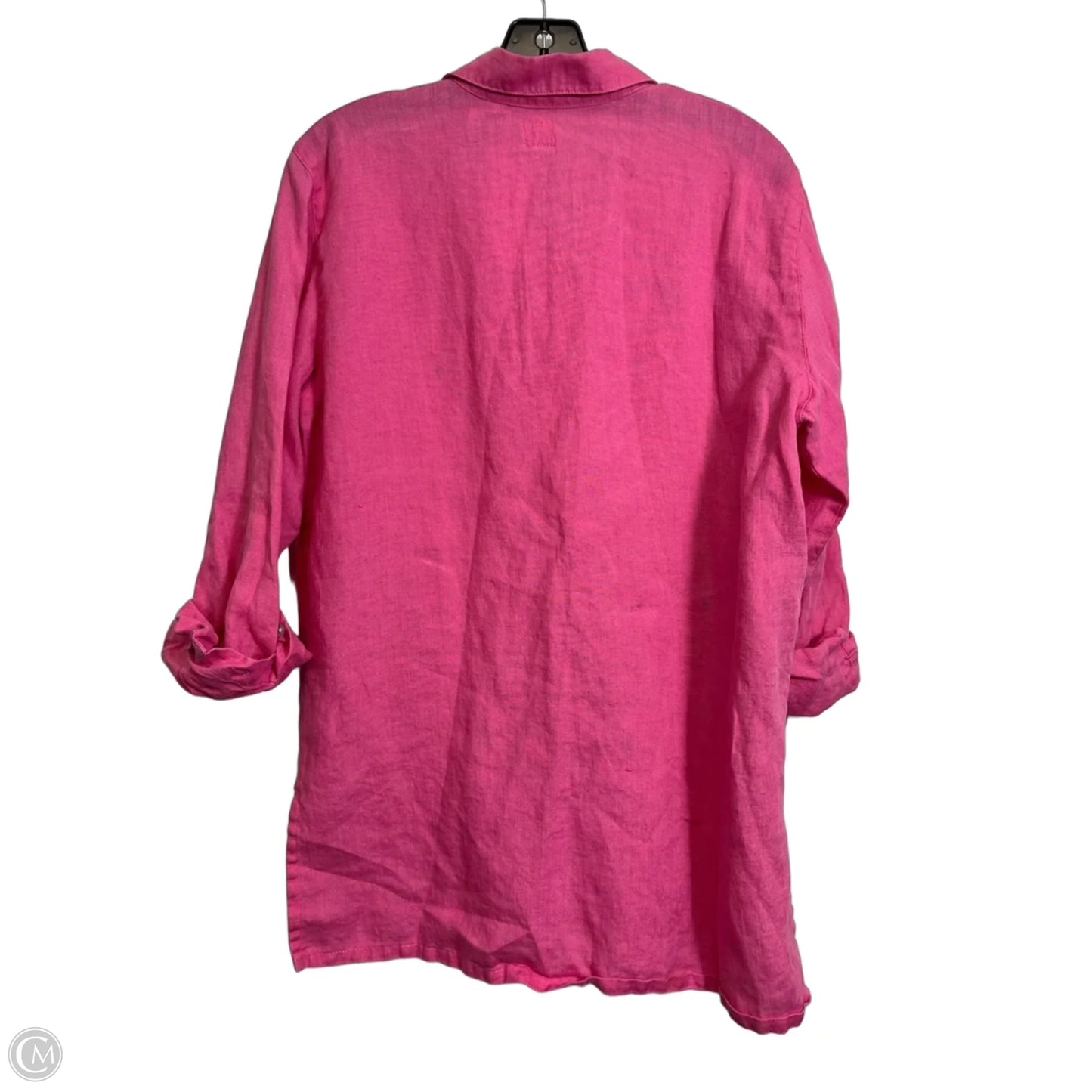 Top Long Sleeve By Chicos In Pink, Size: M