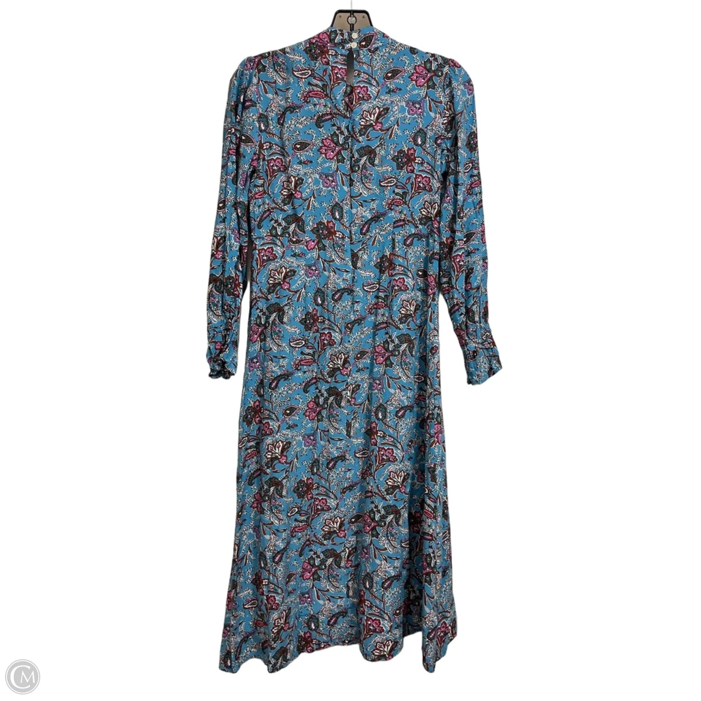 Dress Party Midi By Loft In Blue, Size: 2