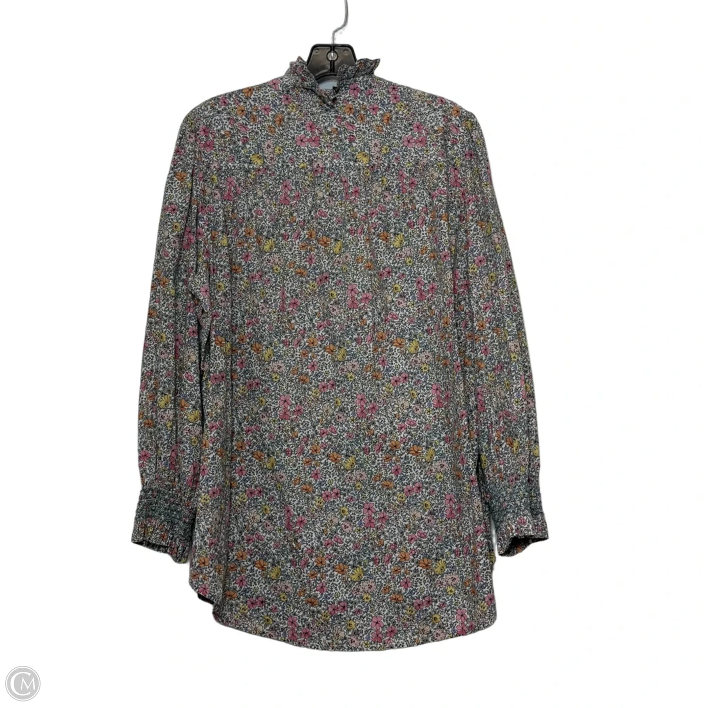 Top Long Sleeve Basic By Tuckernuck In Floral Print, Size: Xxl