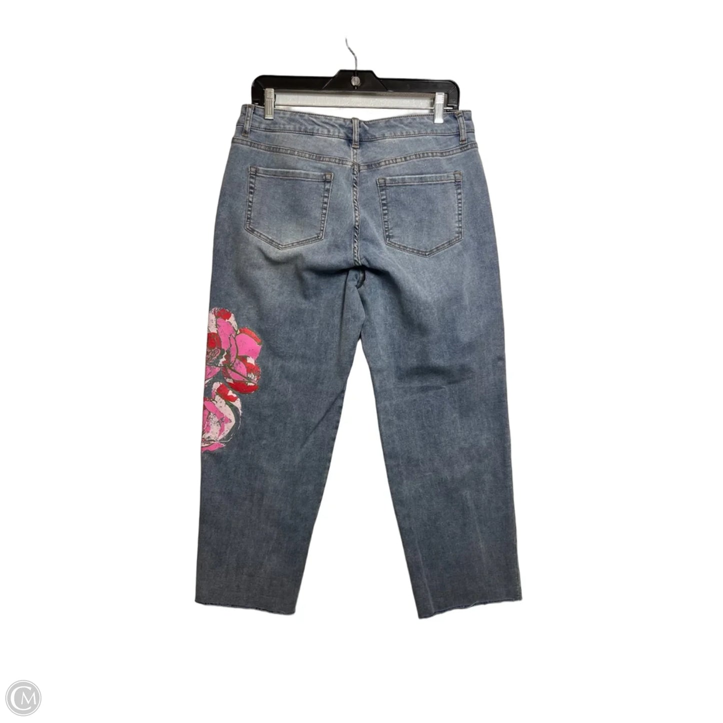 Jeans Boyfriend By Logo In Blue Denim, Size: 10p