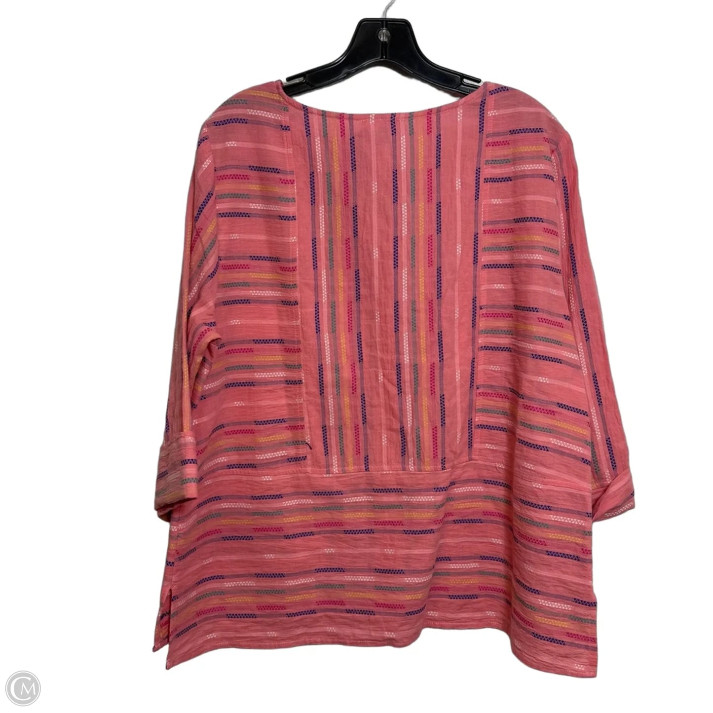 Top Long Sleeve By Habitat In Pink, Size: S