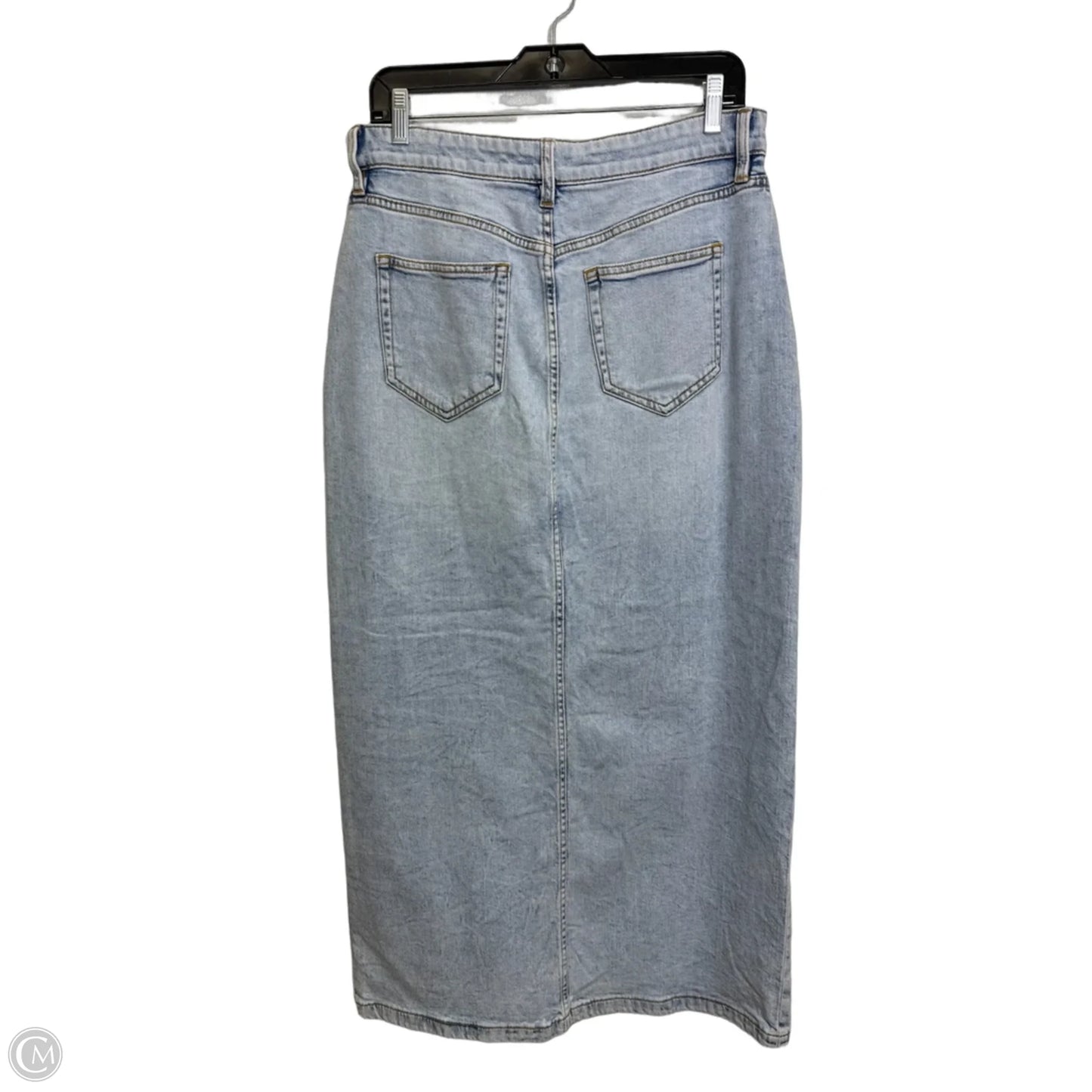 Skirt Maxi By Lands End In Blue Denim, Size: 10