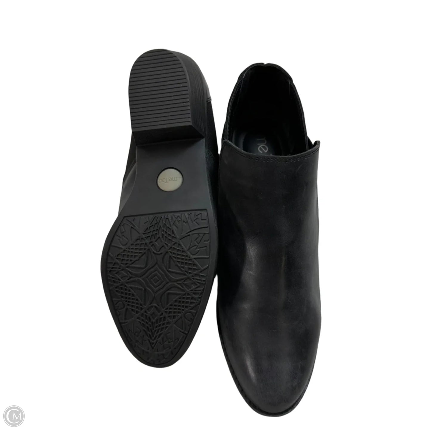 Boots Ankle Heels By Me Too In Black, Size: 9.5