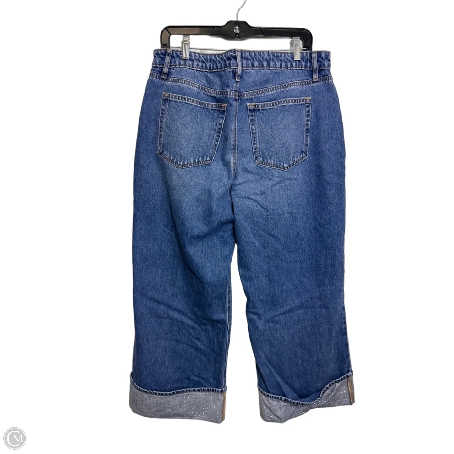 Jeans Wide Leg By Loft In Blue Denim, Size: 12