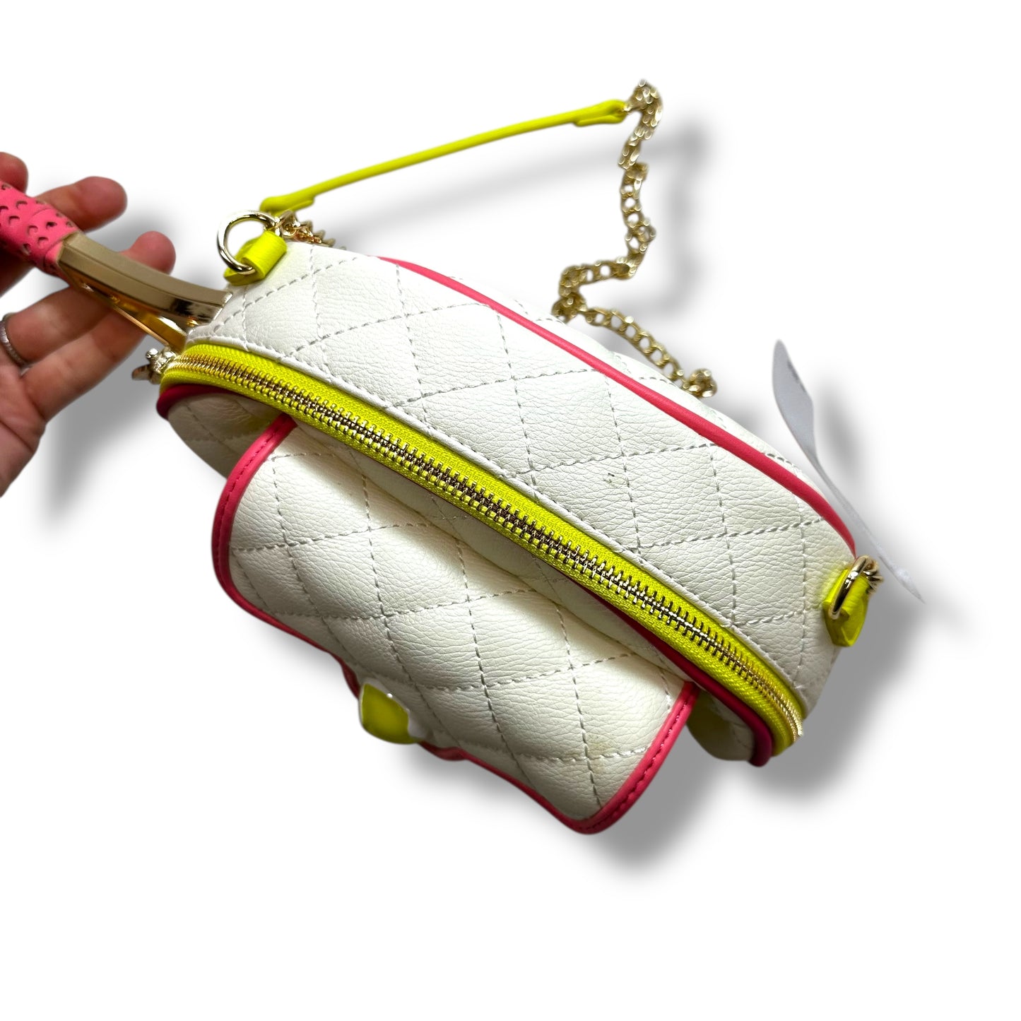 Tennis Racket Crossbody By Betsey Johnson, Size: Small