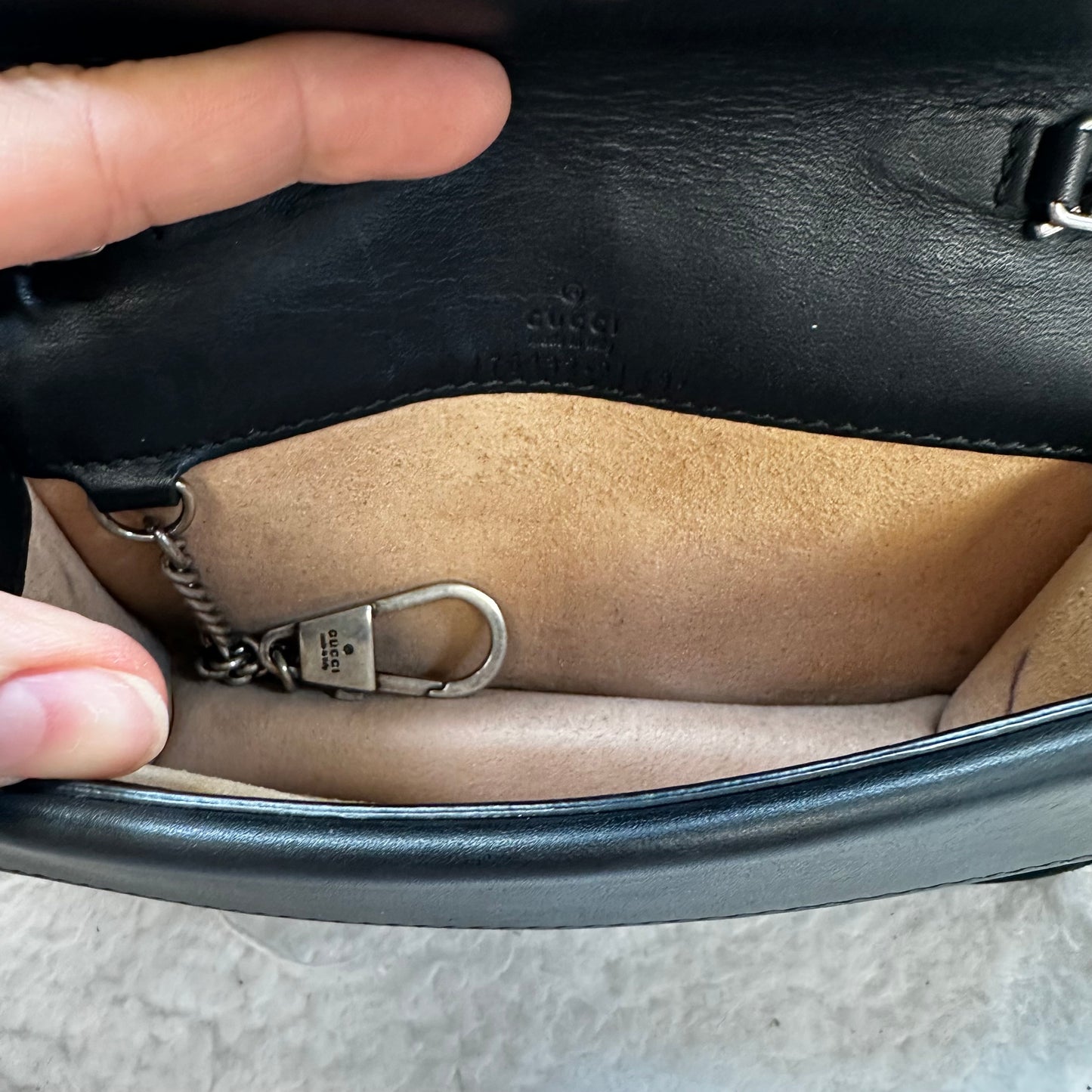 Crossbody Designer By Gucci Size: Small REDUCED- FINAL SALE