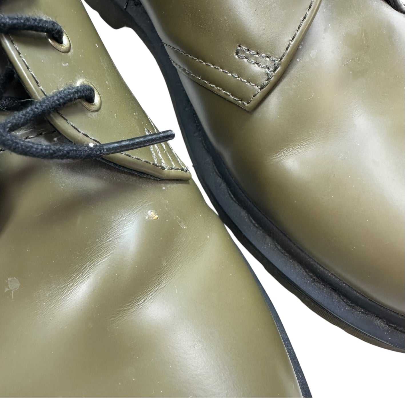 Shoes Heels Block By Dr Martens In Green, Size: 7