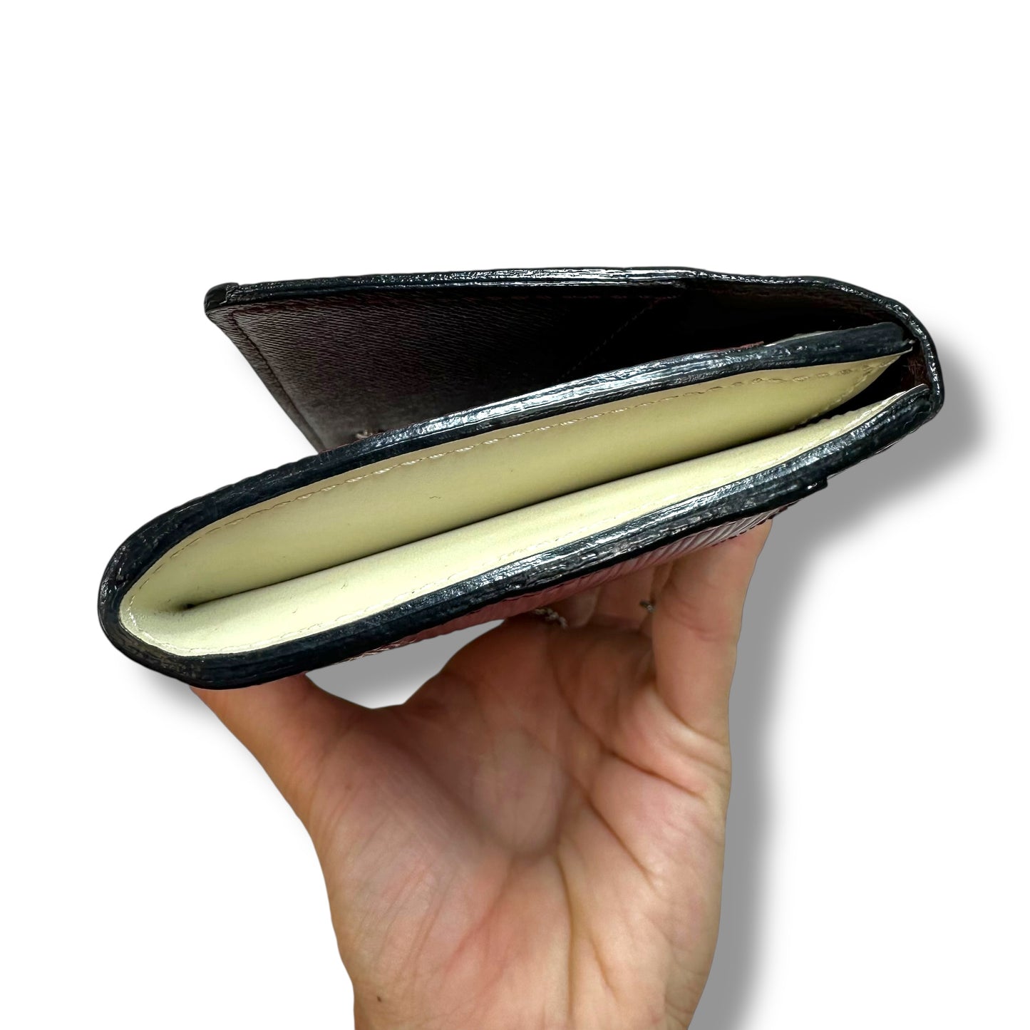Epi leather Wallet Luxury Designer By Louis Vuitton, Size: Medium