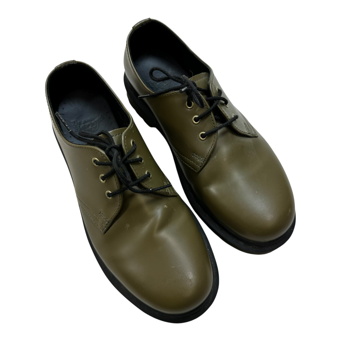 Shoes Heels Block By Dr Martens In Green, Size: 7