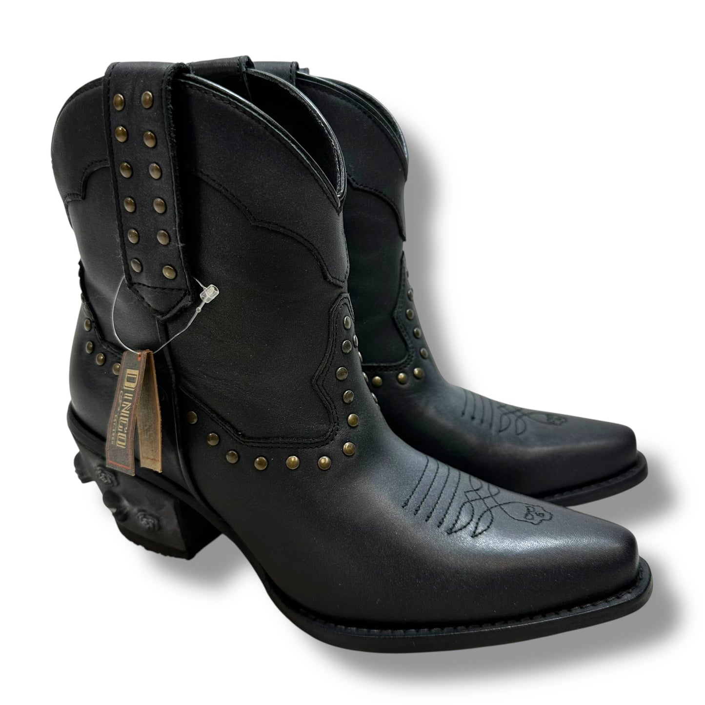 Trick or treat Boots Mid-calf Heels By Dingo In Navy, Size: 8.5