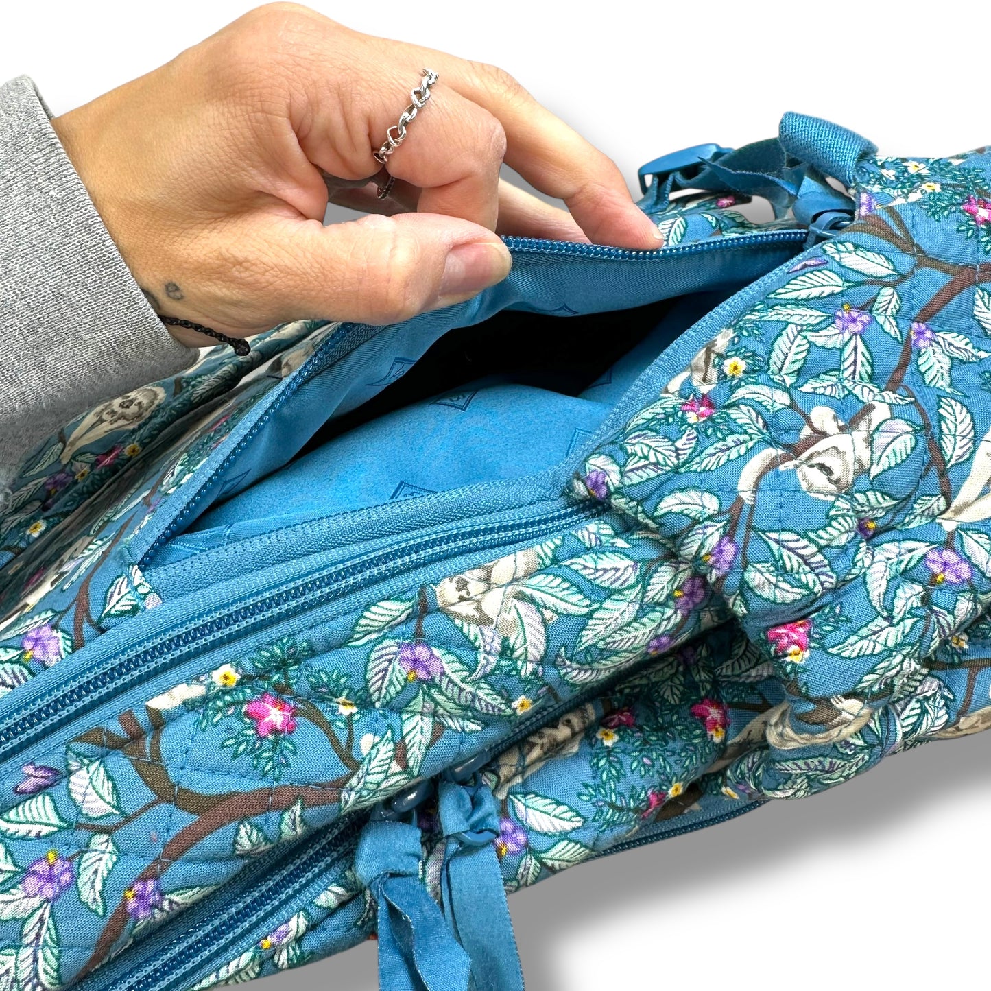 Sloth Hanging Around Campus Backpack By Vera Bradley, Size: Small