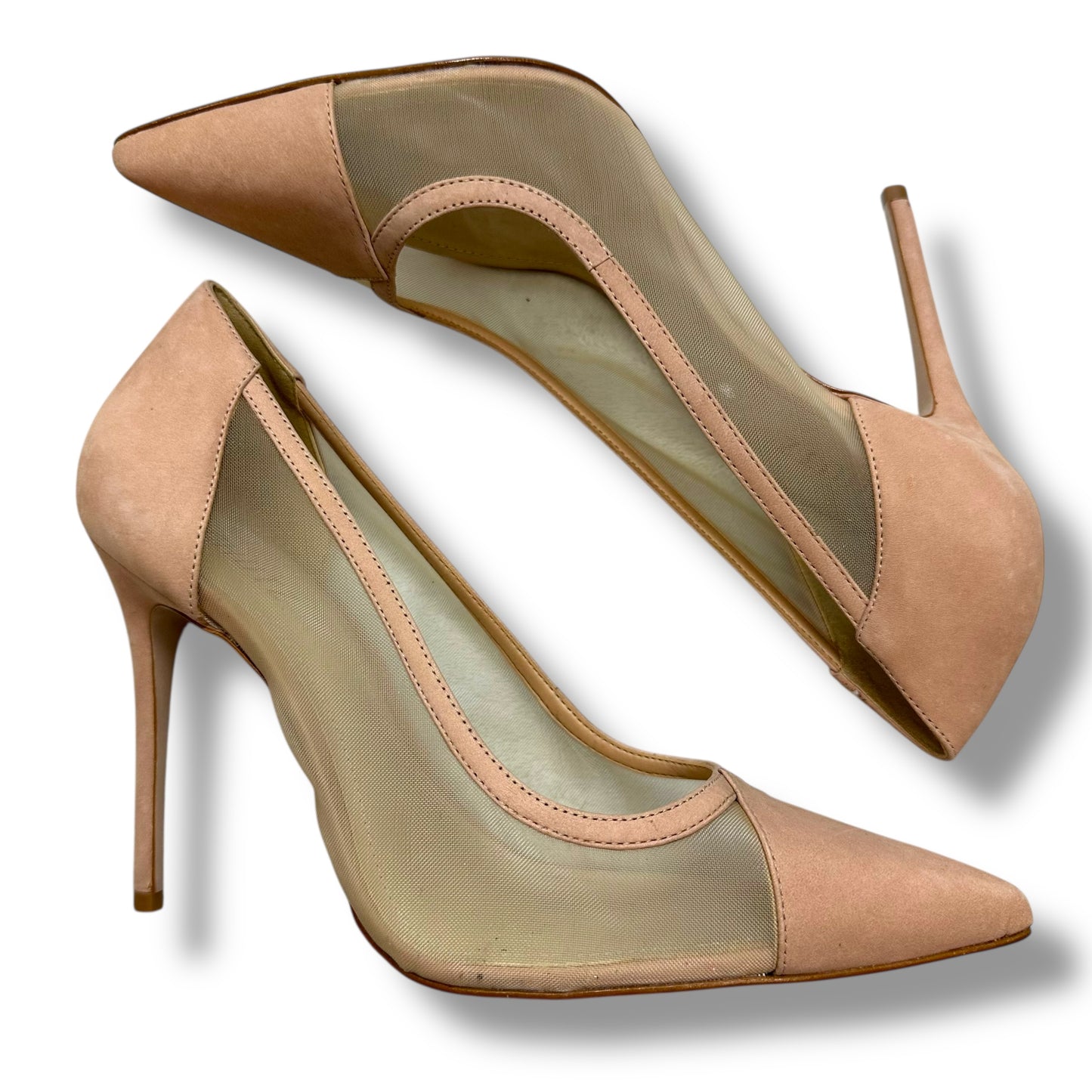 Shoes Heels Stiletto By Schutz In Tan, Size: 9.5