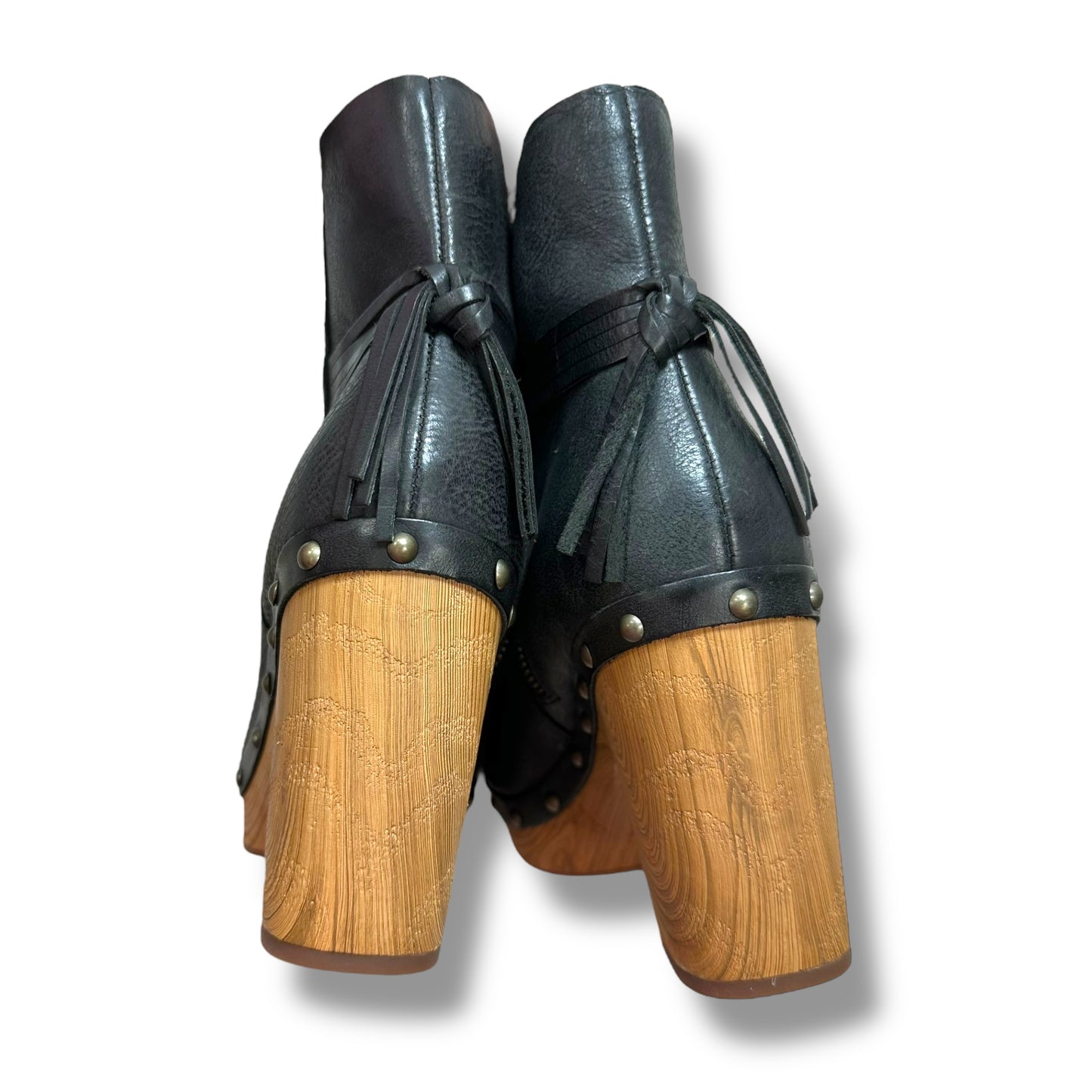 Boots Ankle Heels By Kork Ease In Black, Size: 6.5