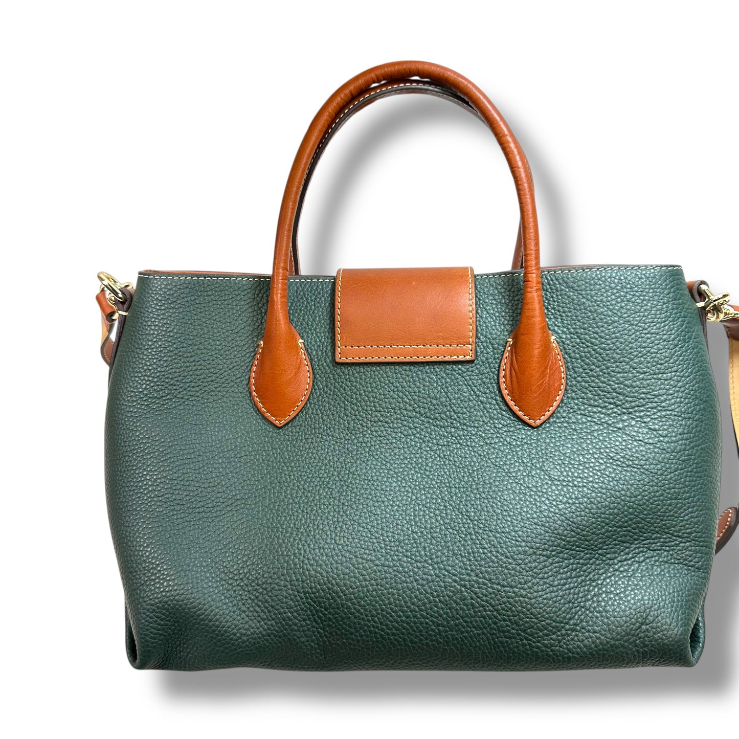Pebble Turnlock Handle Tote 30 Handbag Designer By Dooney And Bourke, Size: Large