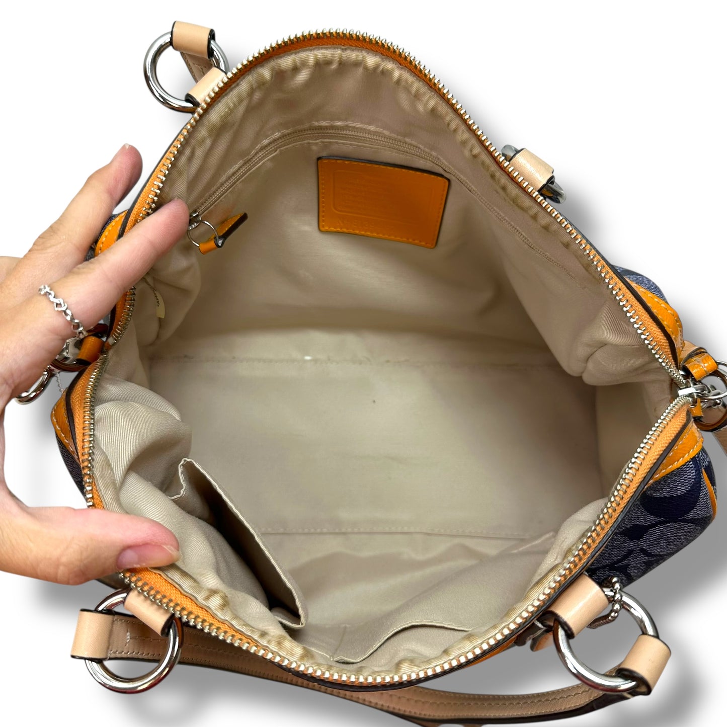 Handbag Designer By Coach, Size: Large
