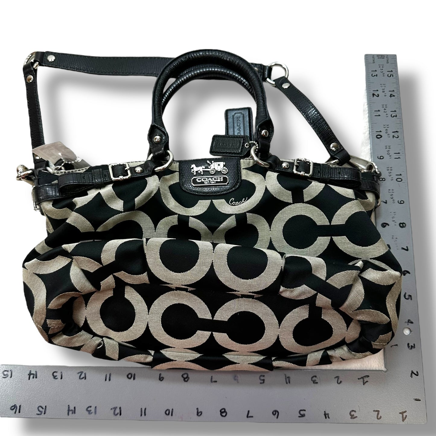 Handbag Designer By Coach, Size: Medium