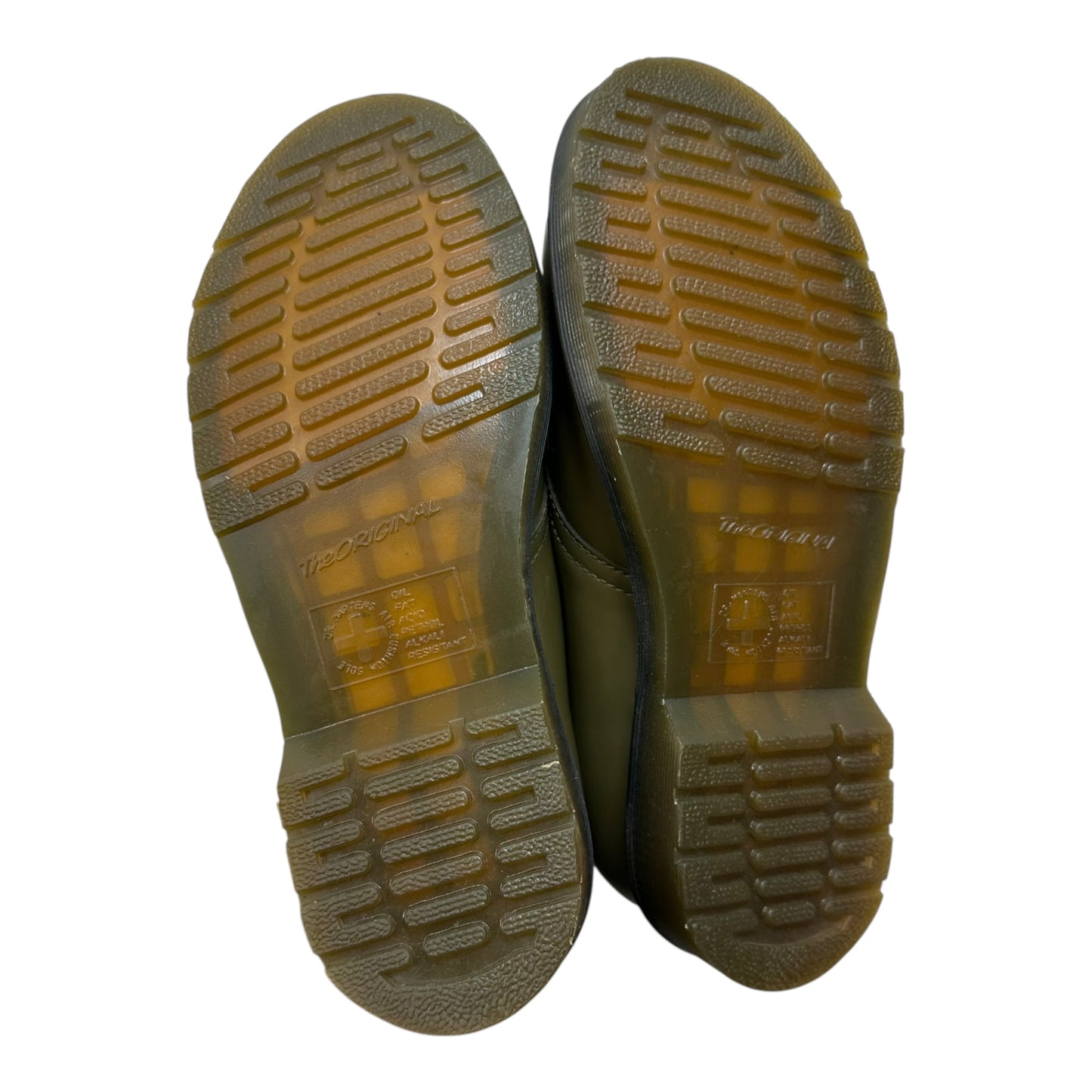 Shoes Heels Block By Dr Martens In Green, Size: 7