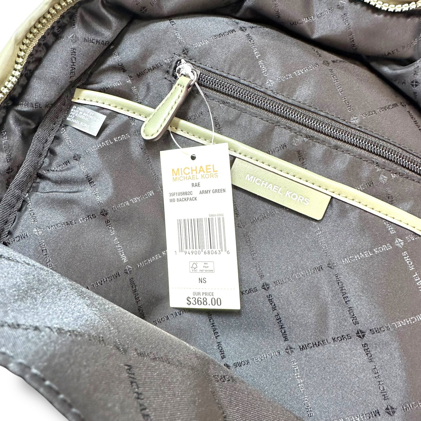 Backpack By Michael By Michael Kors, Size: Medium