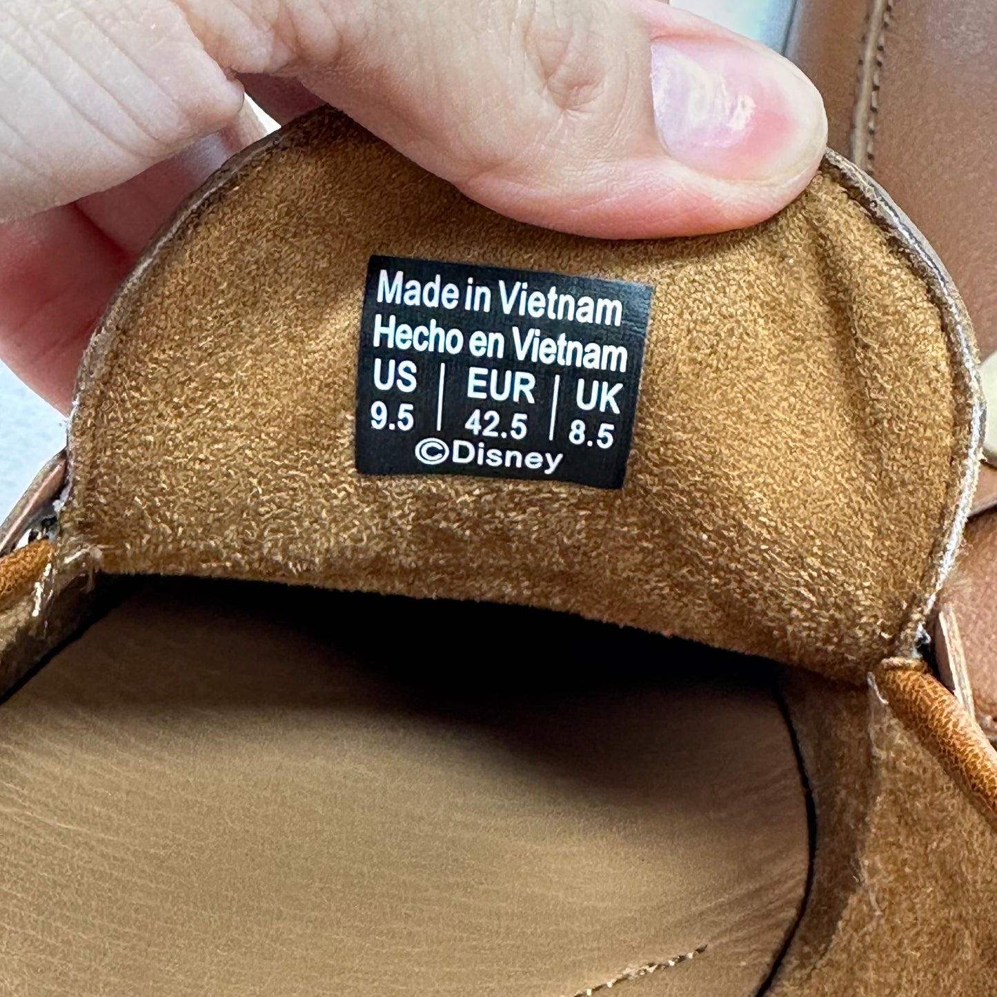 Disney Mickey Mouse Shoes loafers By Aldo In Tan, Size: 42.5/11.5