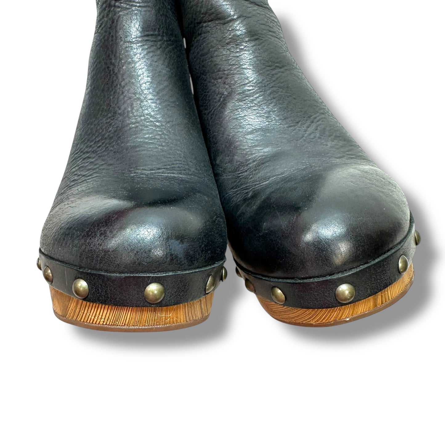 Boots Ankle Heels By Kork Ease In Black, Size: 6.5