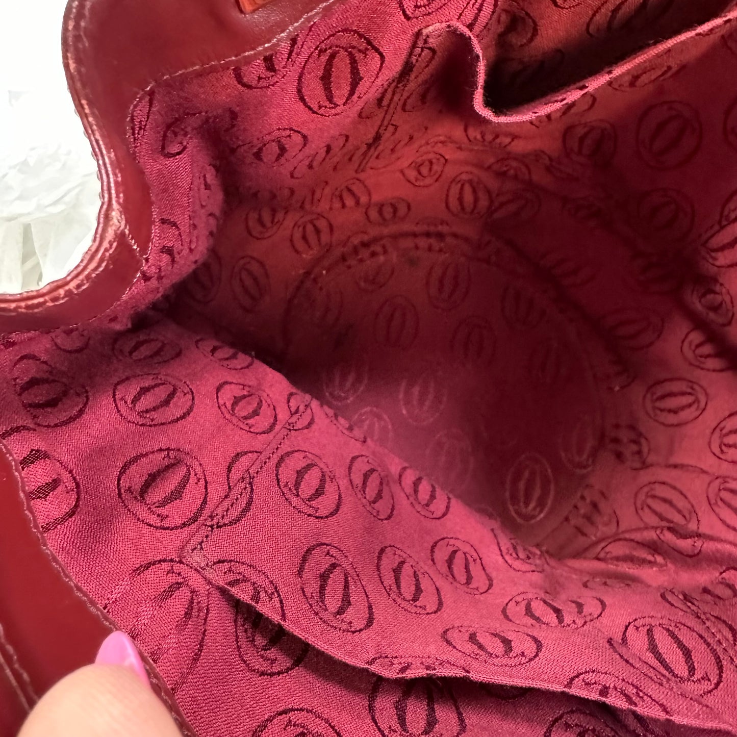 Handbag Designer By Cartier Size: Medium PRICE REDUCED- FINAL SALE