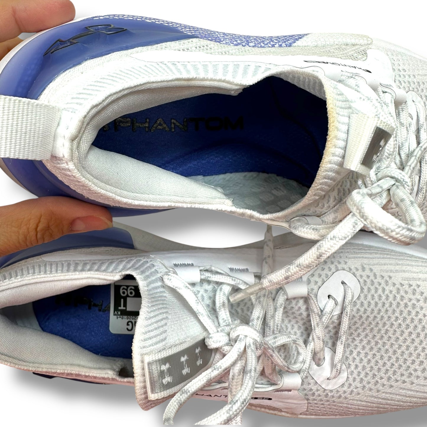 Shoes Sneakers By Under Armour In White, Size: 9.5