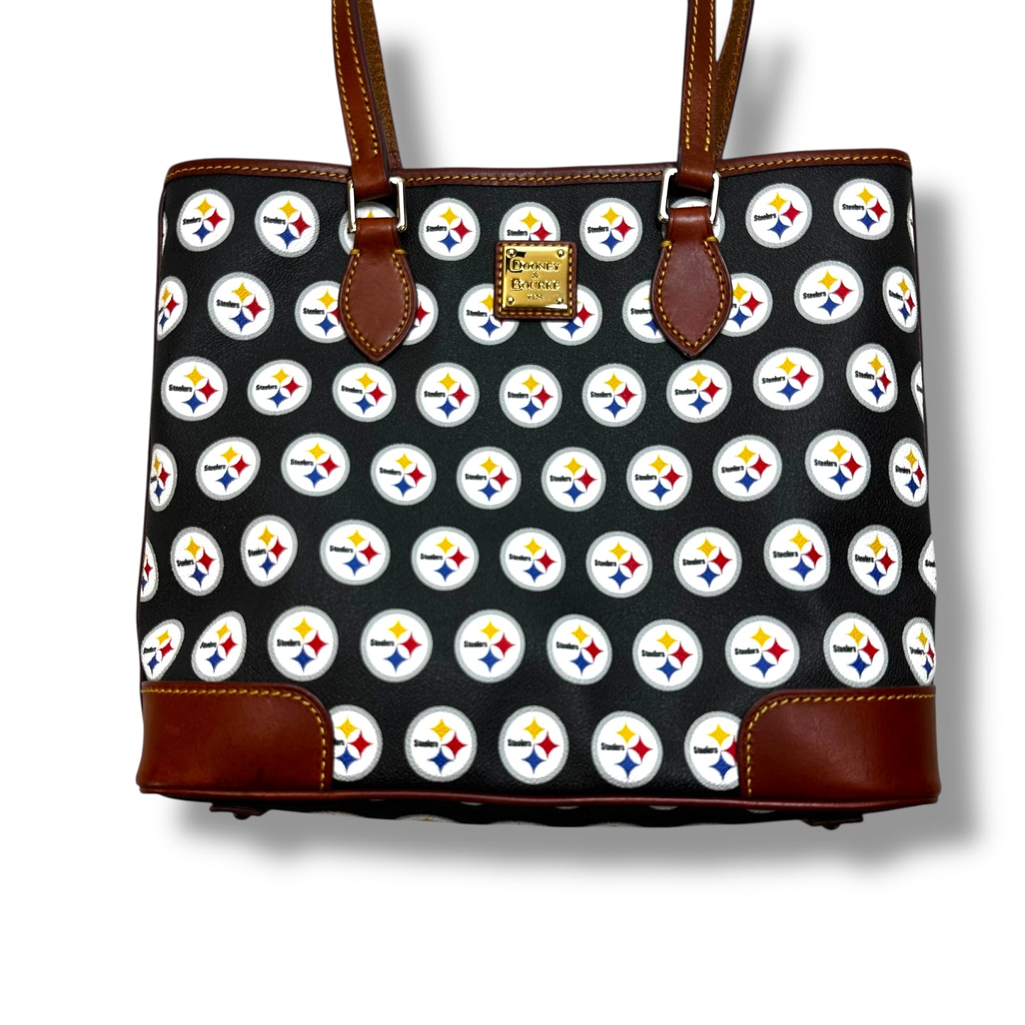 Pittsburgh Steelers football Handbag Designer By Dooney And Bourke, Size: Medium