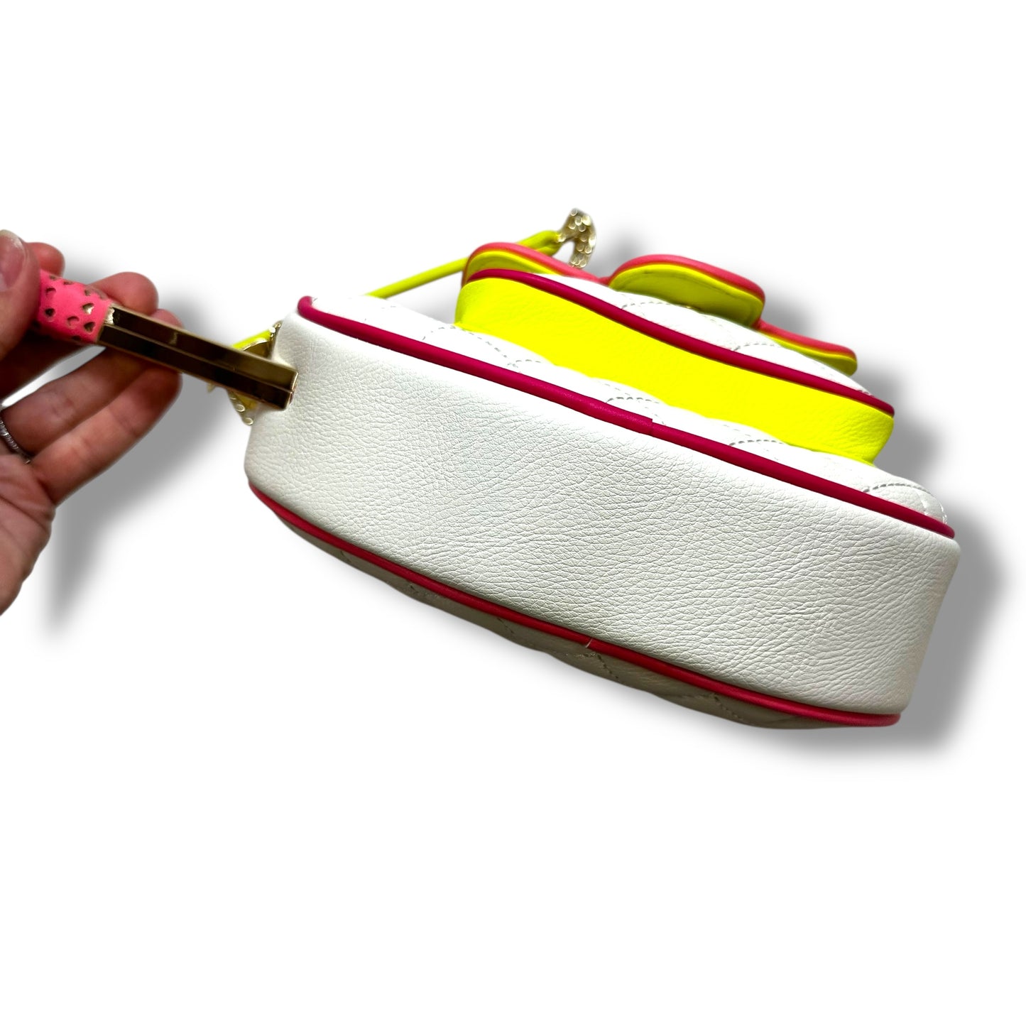 Tennis Racket Crossbody By Betsey Johnson, Size: Small
