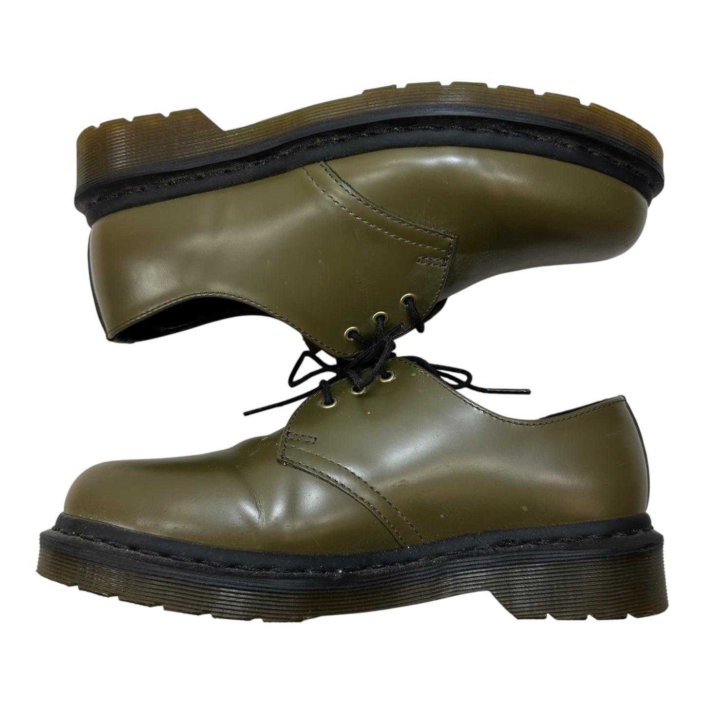 Shoes Heels Block By Dr Martens In Green, Size: 7