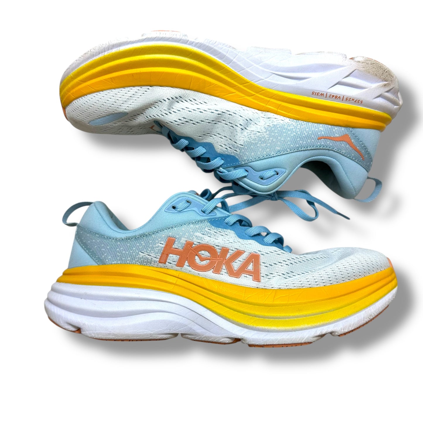 Shoes Sneakers By Hoka In Blue, Size: 9