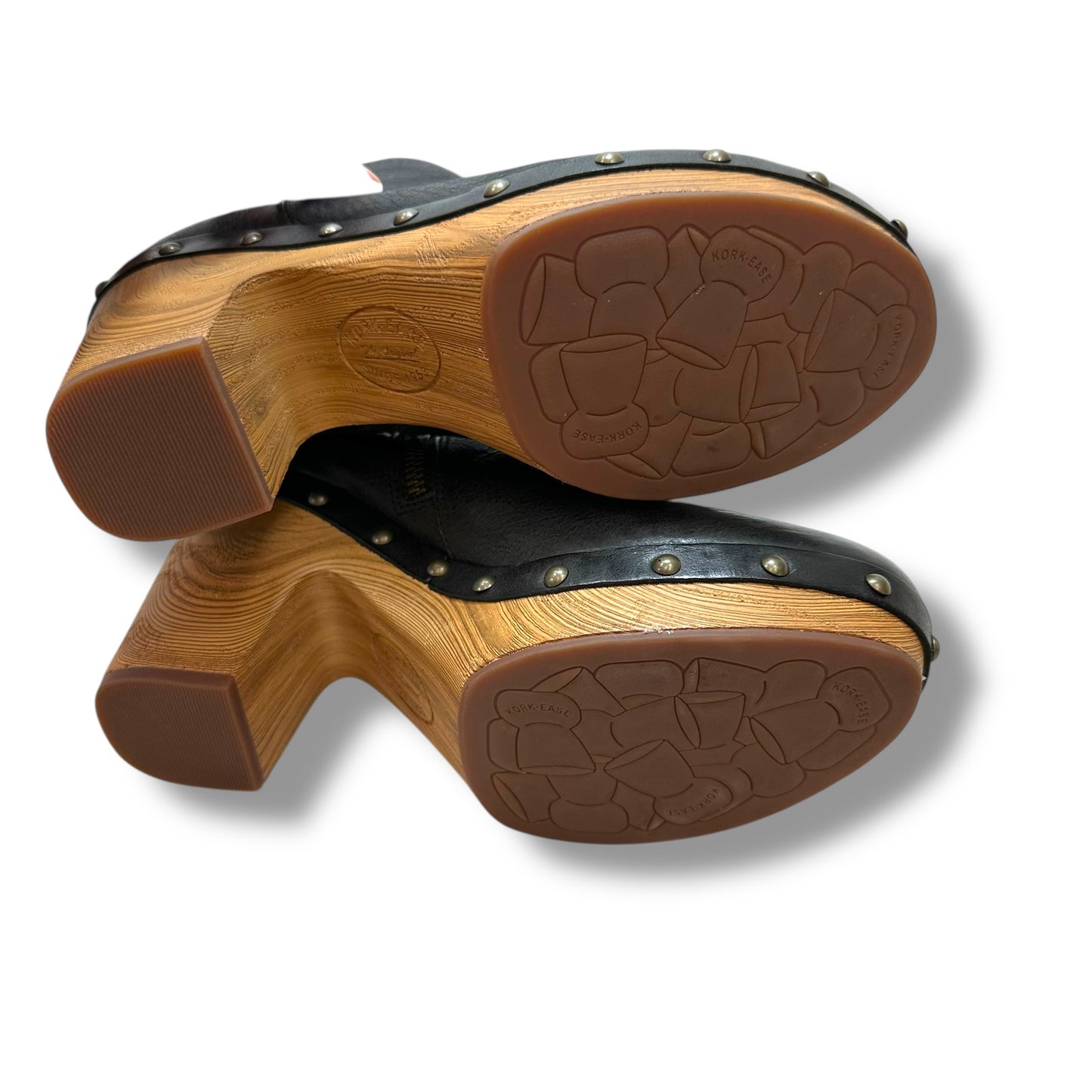 Boots Ankle Heels By Kork Ease In Black, Size: 6.5