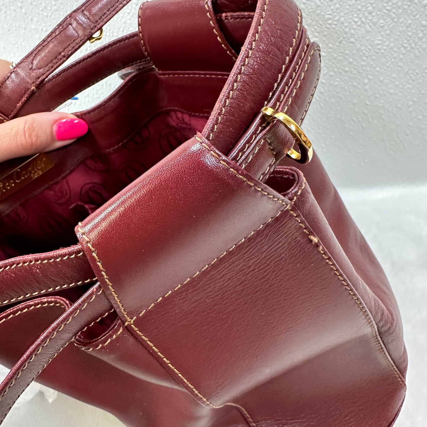 Handbag Designer By Cartier Size: Medium PRICE REDUCED- FINAL SALE